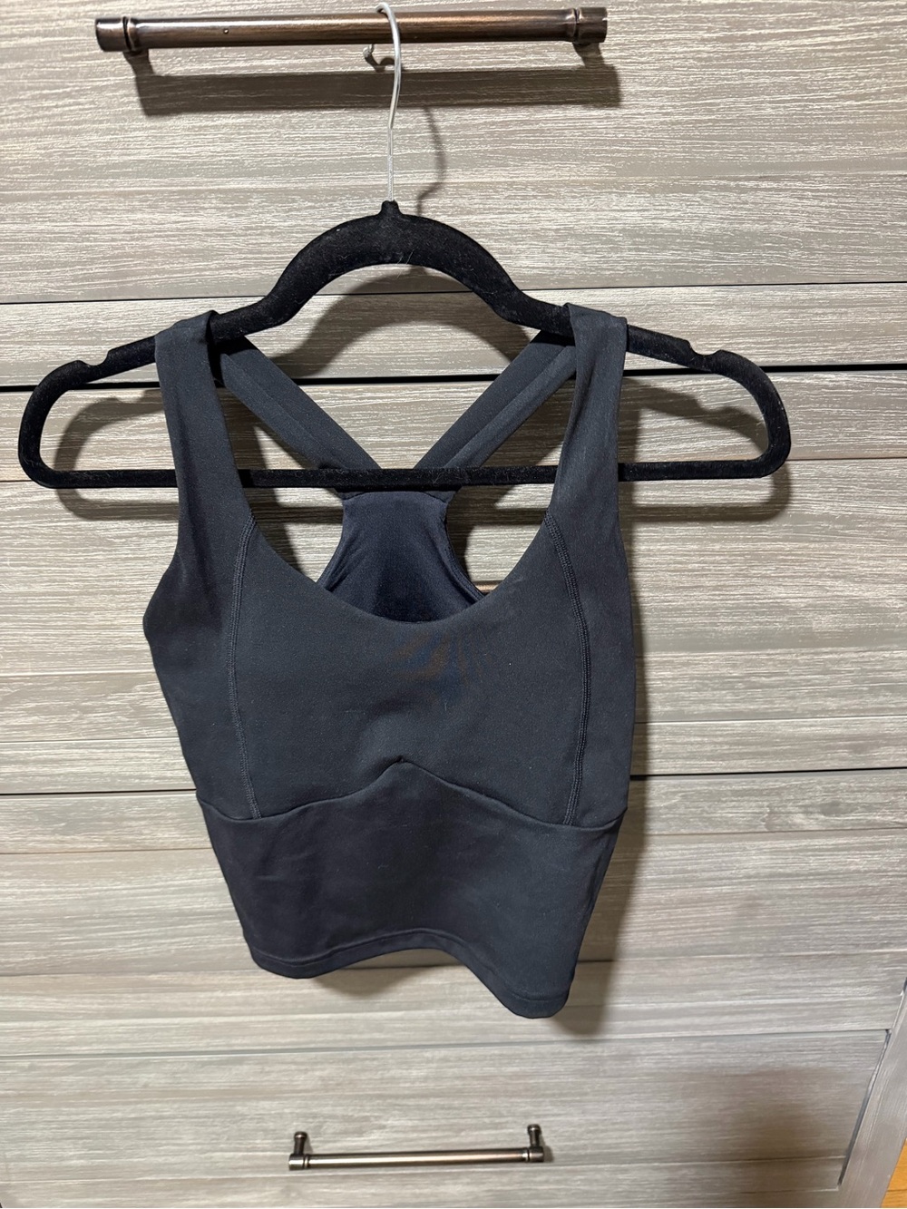 Liaison the label contour crop in size medium black